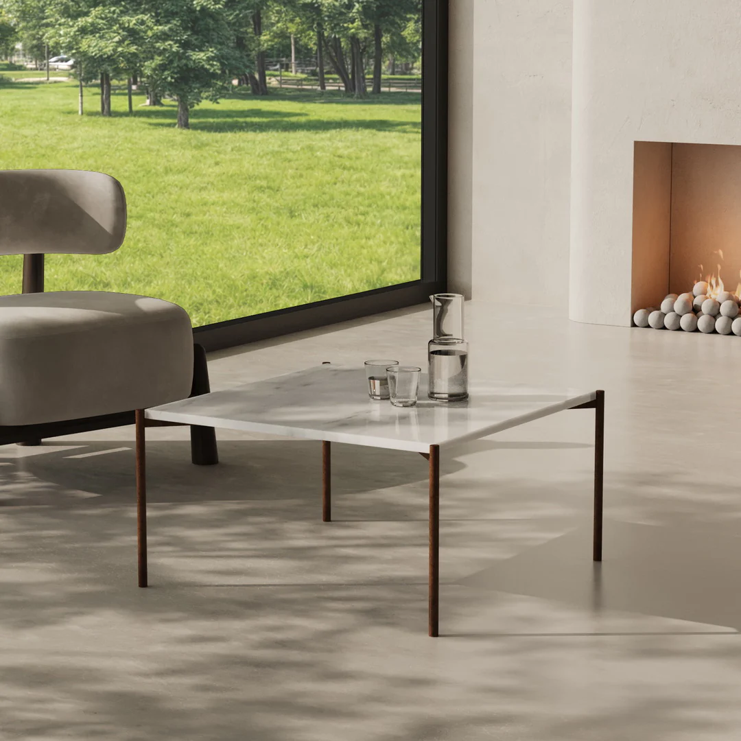 Rom Marmor Couchtisch eckig - Image 43